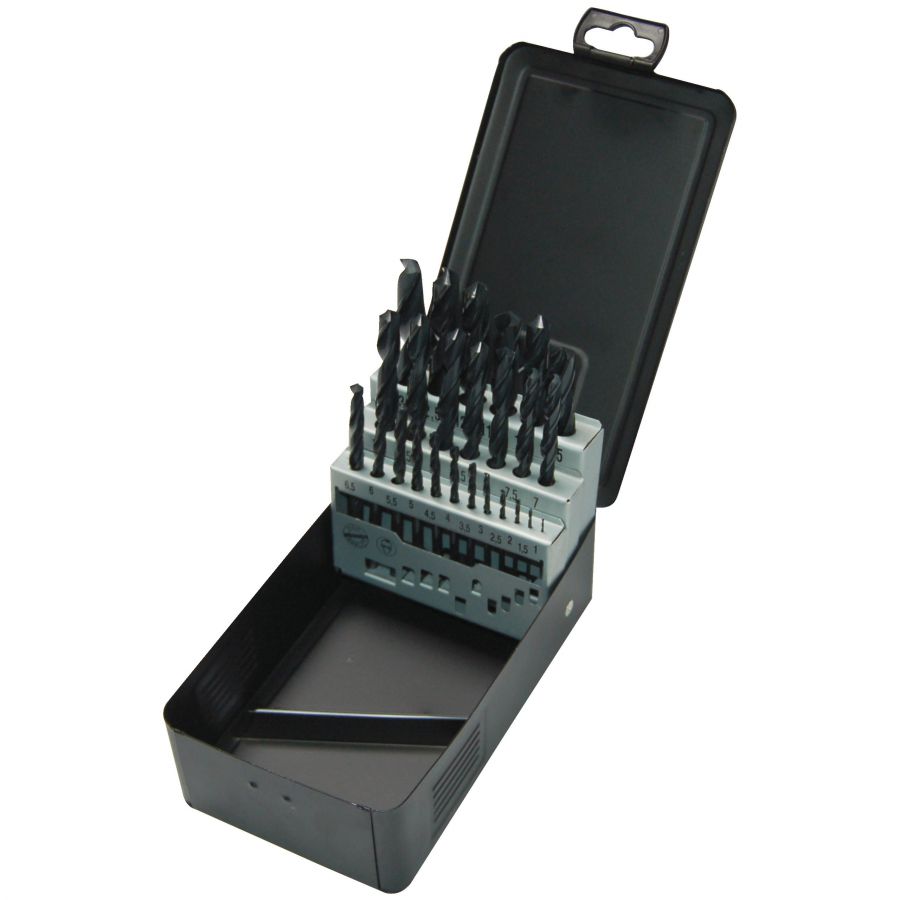 Metallbohrer HSS-R Din 338 HSSR SET - 25-teilig